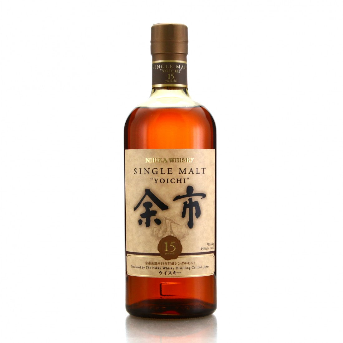 NIKKA SINGLE MALT YOICHI 15年 Nikka Yoichi 15 Year Japanese Single Malt Whisky- 750ml