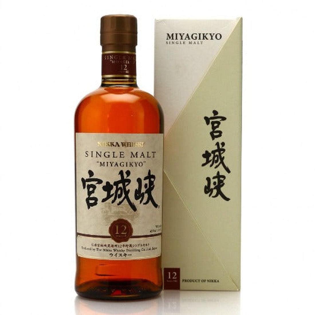 Nikka Miyagikyo 12 Year Single Malt Whisky - 700ml