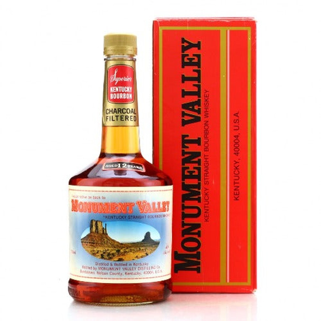 Monument Valley 12年バーボンウイスキー 750ml40% Monument Valley 12 Year Old - 750ml