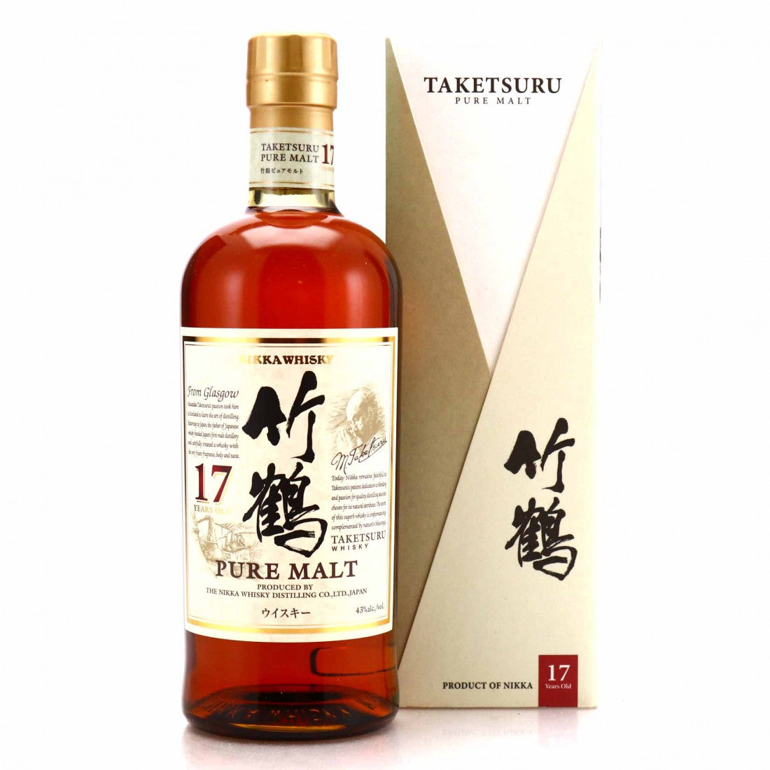 Nikka Taketsuru Pure Malt 17 Year Old Blended Malt Whisky w/box
