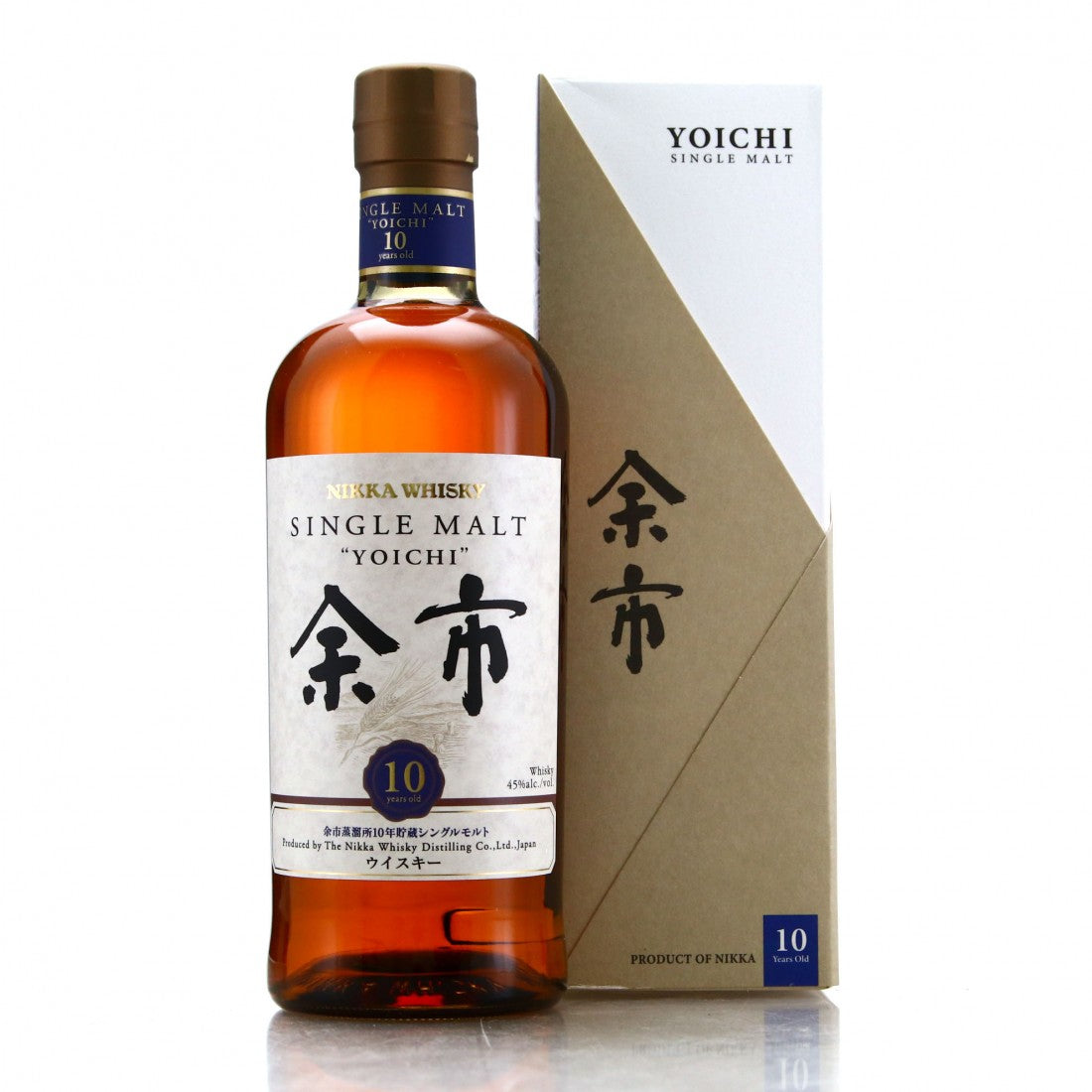 NIKKA WHISKY SINGLE MALT 余市 10年 700ml Nikka Yoichi 10 Year Japanese Single Malt Whisky - 700ml