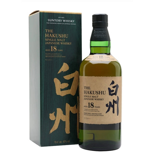 Hakushu 18 Year Single Malt Japanese Whisky - Suntory