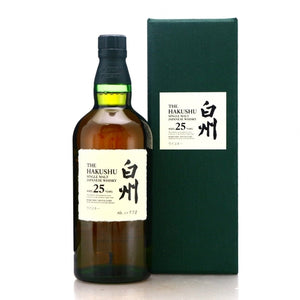Hakushu 25 Year Single Malt Japanese Whiskey