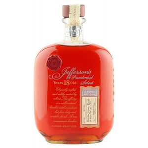 Jefferson's Presidential Select 18 Year Red Ink